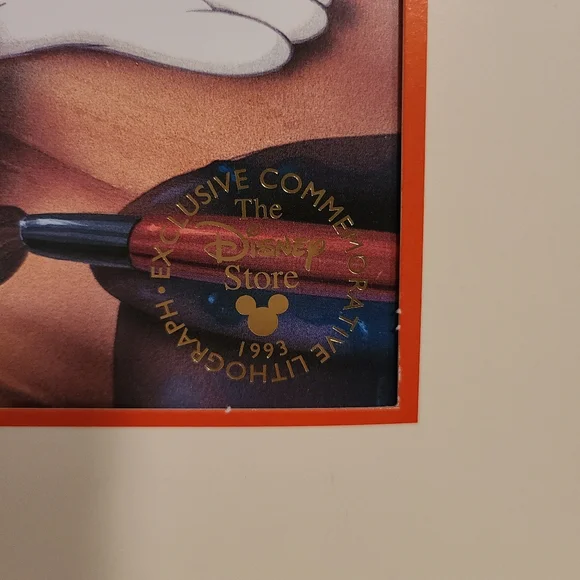 Vintage 1993 Disney Lithographs - Aladdin & Pinocchio - Picture 4 of 12